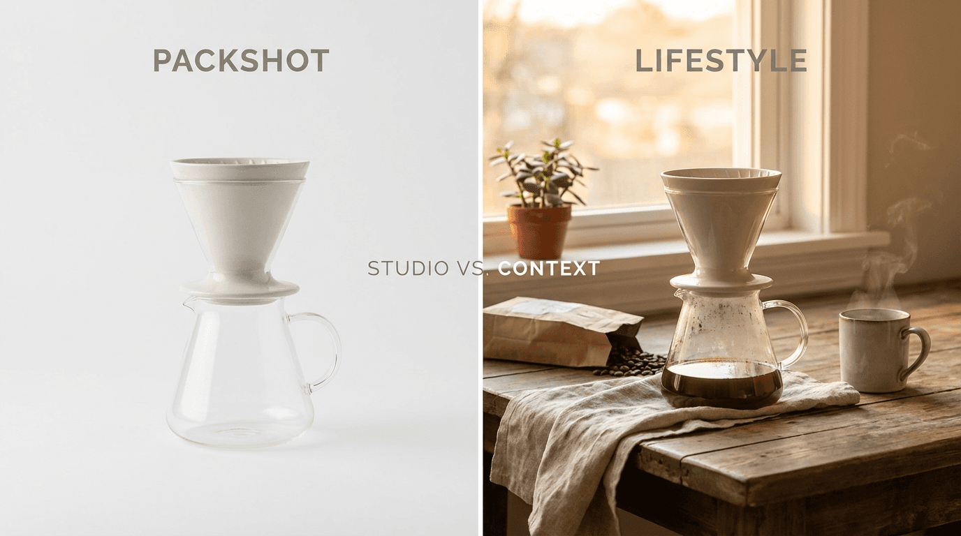 Packshot vs photo lifestyle : quel format booste vos ventes e-commerce ?